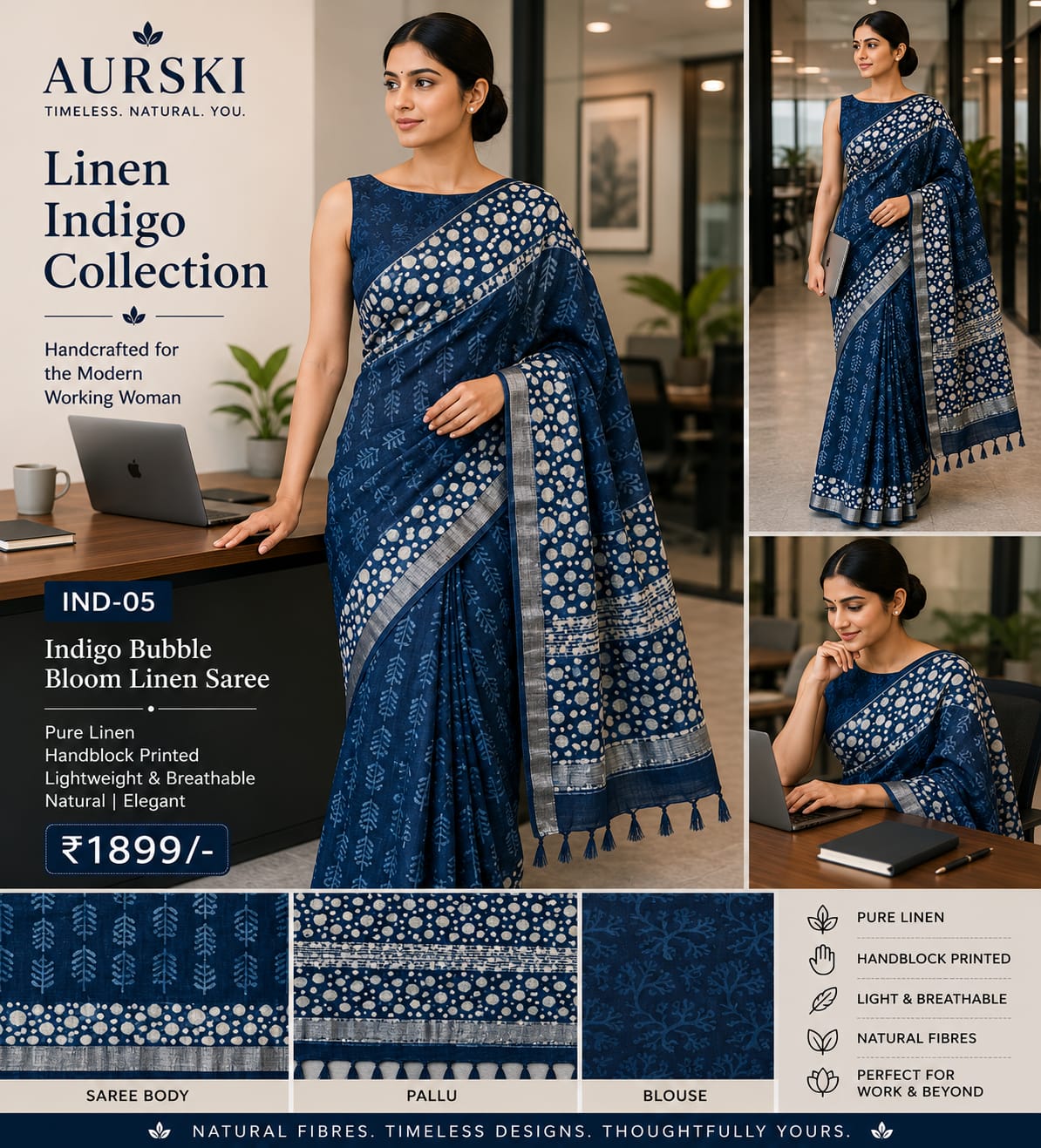 Indigo Linen