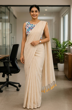 Executive Elegance Saree – Premium Office Wear Cotton Saree for Wome