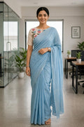 Women's Premium Office Wear Cotton Saree | Elegant Corporate Look | Soft & Comfortable Daily Wear