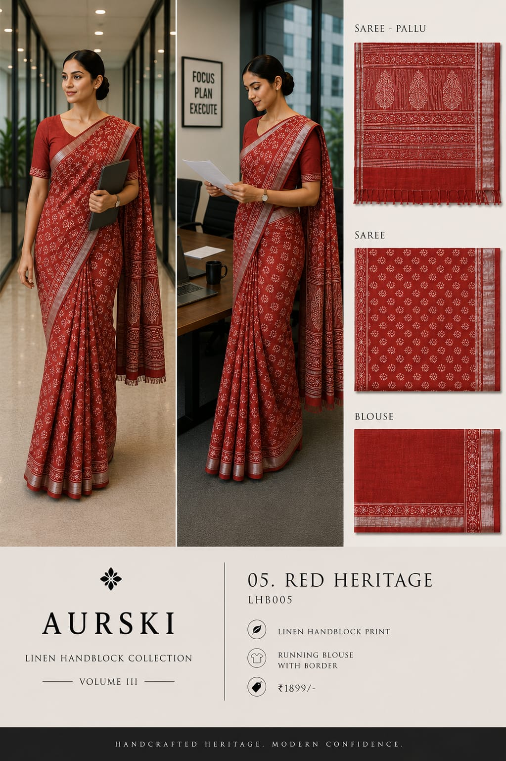 Office Luxe Designer Saree